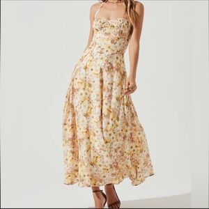 ASTR Midi Floral Dress - new with tags!